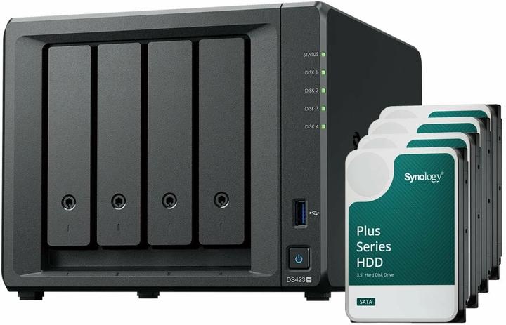 Image du produit Synology DS423+ (4 x 4 To, Synology HAT 33xx)