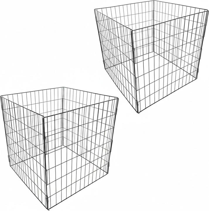 Actual product image Relaxdays 2x metal composters