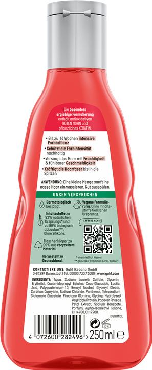 Produktbild Guhl Color Schutz & Pflege Shampoo (250 ml, Flüssiges Shampoo)