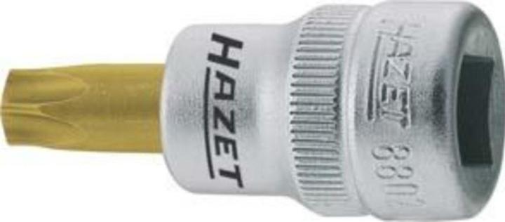 Actual product image HAZET Screwdriver socket ∙ TORX 8802-T50 ∙ Square, hollow 10 mm (3/8 inch) ∙ Inside TORX profile …