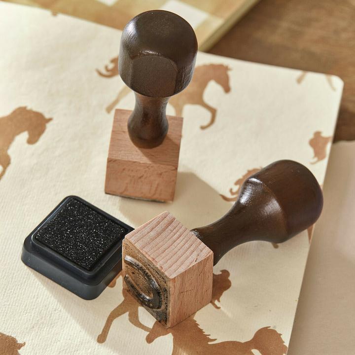 Produktbild Loberon Stempel 2er Set Windermay braun