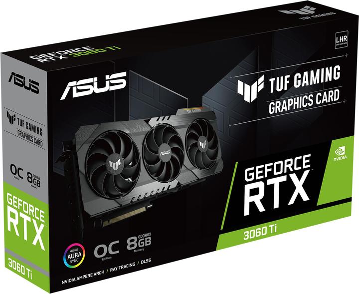 Image du produit ASUS TUF GAMING GeForce RTX 3060 Ti OC EDITION (8 Go)
