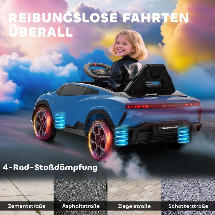 Produktbild Aiyaplay Elektroauto für Kinder Kunststoff, Stahl Blau (12 V)