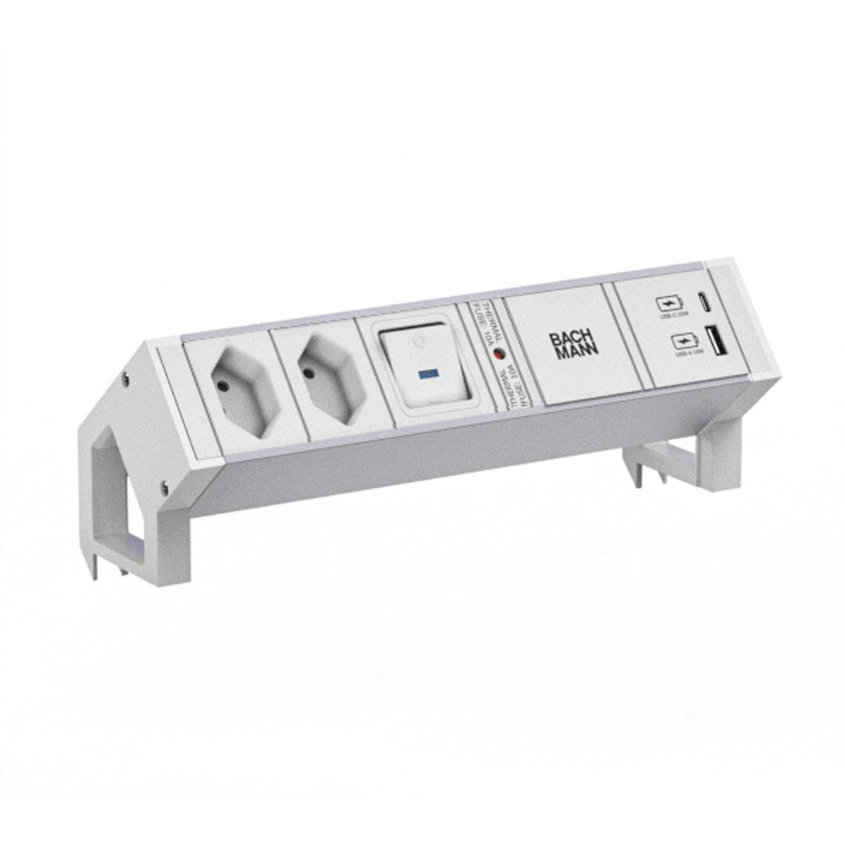 Bachmann, Steckdosenleiste, BACH Steckdosenleiste (2 x, Typ 13, 0.20 m)