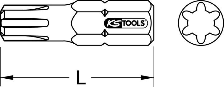Produktbild KS Tools 911.3699 (Sechskant (hexagonal))