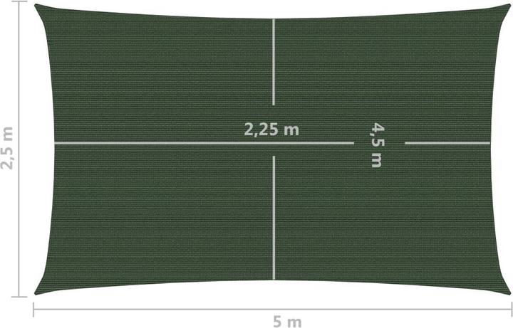 Produktbild vidaXL Sonnensegel (250 x 500 cm)