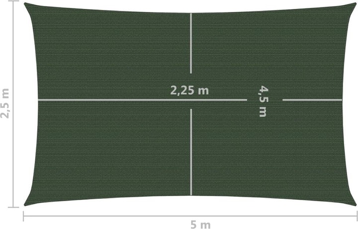 Image du produit VidaXL Sonnensegel (250 x 500 cm)