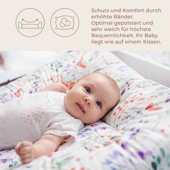 Image du produit Milkii Ceba Baby Wickelauflage, Kaninchen (50 x 70 cm)