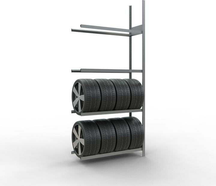 Produktbild Schulte Lagertechnik Räder-Anbauregal MULTIplus150