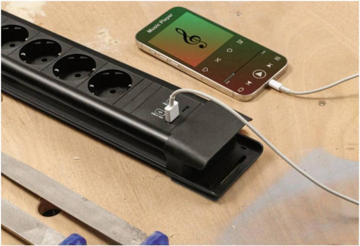 Image du produit Bachmann Steckdosenleiste (3x, CEE 7/3, Type 13, Type 15, Type 23, Type 25, Type 26, 2 m)