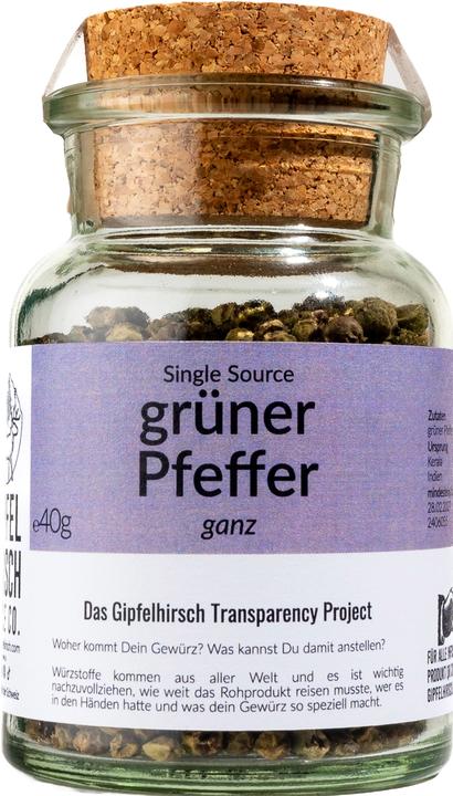 Image du produit Gipfelhirsch poivre vert, entier (40 g)
