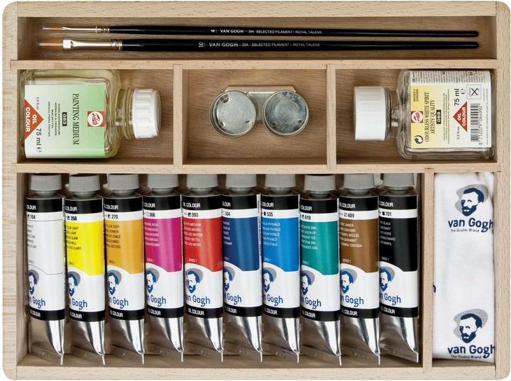 Actual product image Van Gogh Oil Paint Basic Paintbox (400 ml)