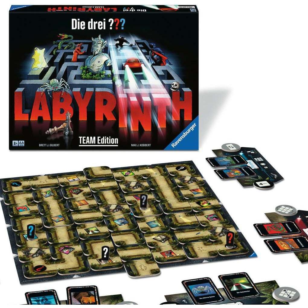 Thumbnail - Ravensburger 22685 - Die drei??? Labyrinth - Team Edition - Die kooperative Variante des (Deutsch)