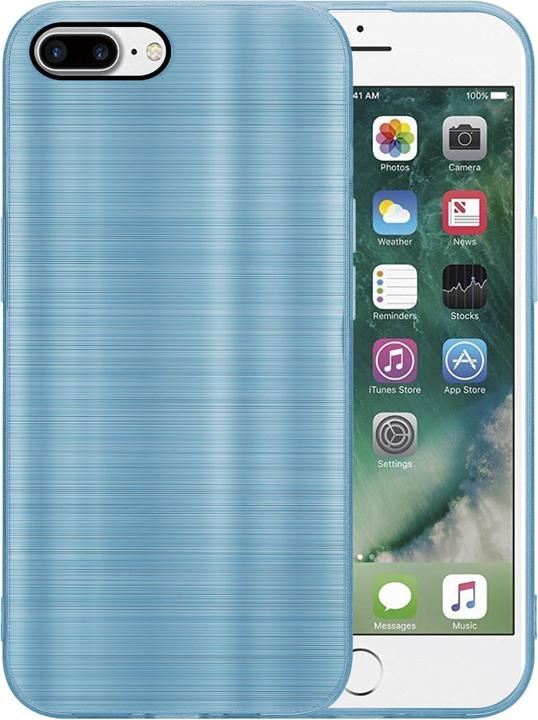 Produktbild Cadorabo Hülle für Apple iPhone 7 PLUS / 7S PLUS / 8 PLUS im TPU Brushed Kameraschutz LM160 Style (Apple iPhone 7 Plus, Apple iPhone 7s Plus)