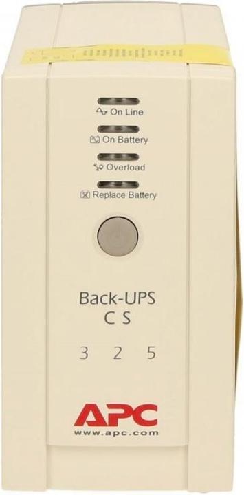 Image du produit APC BACK-UPS CS 325VA 230V W/O SW Project (P) (0.33 VA, 210 W, Standby Onduleur)