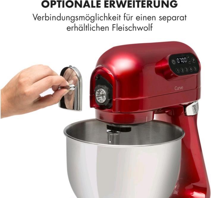 Actual product image Klarstein Curve Food Processor Red (1000 W)