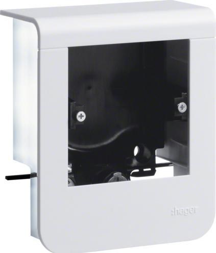 Hager Apparaatondersteuning univ. SL200559010 ontwerp f.UP+frame 20x55mm zuiver wit (11 cm)