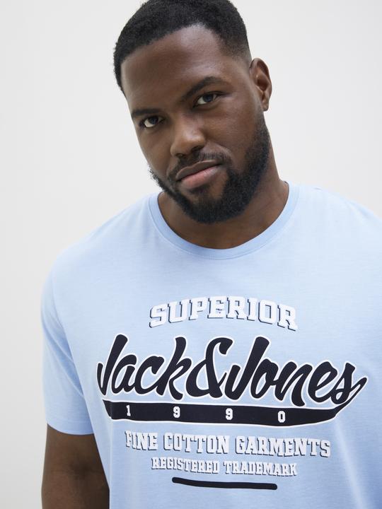 Produktbild Jack & Jones Jjelogo Tee Ss O-Neck 2 Col Aw24 S Pls (7XL)
