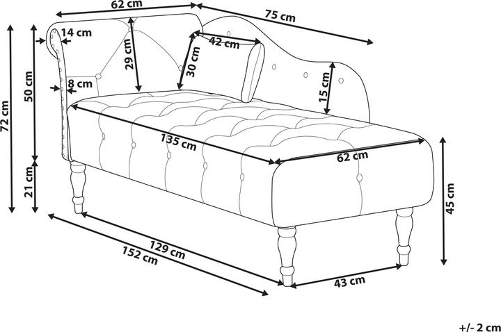 Image du produit Beliani Ivry (Recamière)