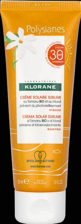 Immagine prodotto Klorane Polysianes Sublime Crema Solare Viso Spf30 50ml (Crema solare viso, SPF 30, 50 ml)