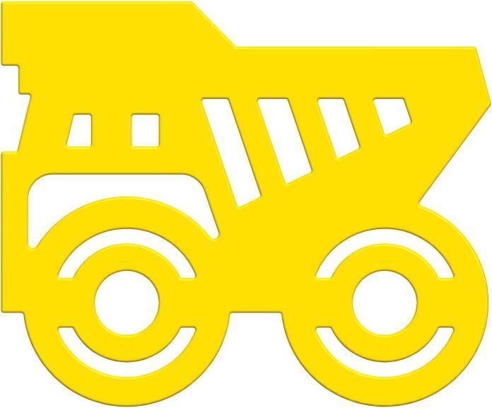 Actual product image Lunch Punch Sandwich Ausstechformen Baustellenfahrzeuge