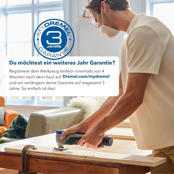 Produktbild Dremel Akku Multi-Tool MM12V-S1 Oszillationssäge 12V Säge (Multifunktionswerkzeug)