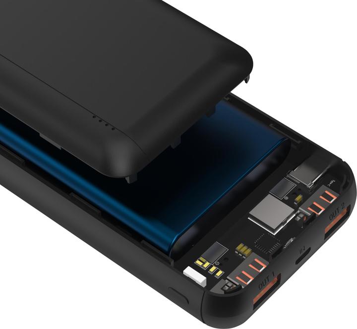 Actual product image Ansmann Powerbank 20.000 mAh PB320PD USB-C On/Offg (20000 mAh, 20 W, 74 Wh)