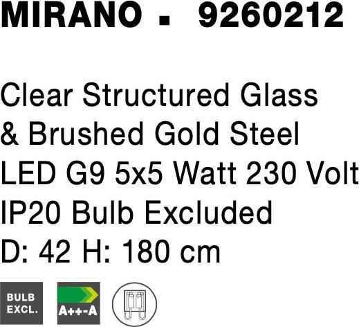 Produktbild Nova Luce Mirano (G9)