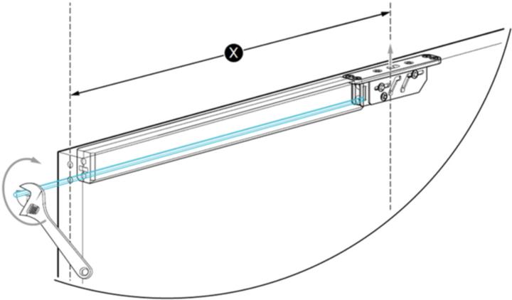 Actual product image FritsJurgens Hexagon Guide Duroplast, 1000mm