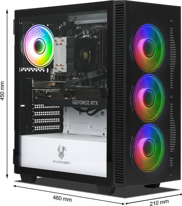 Image du produit Ankermann Ryzen Gaming Bundle (1000 Go, 32 Go, AMD Ryzen 7 8700F, GeForce RTX 5070)