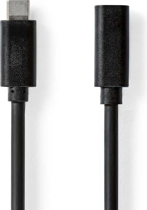 Produktbild Nedis USB-Kabel | USB 3.2 Gen 1 | USB-C™ Stecker | USB-C™ Buchse | 60 W | 4K@60Hz | 5 Gbps | Vernick (2 m, USB 3.2 Gen 1)