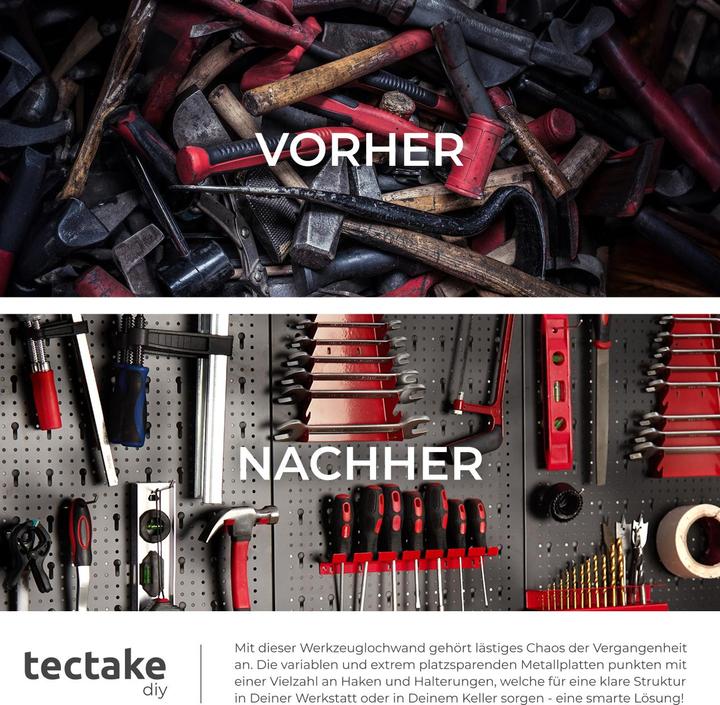 Actual product image tectake Tool Pegboard