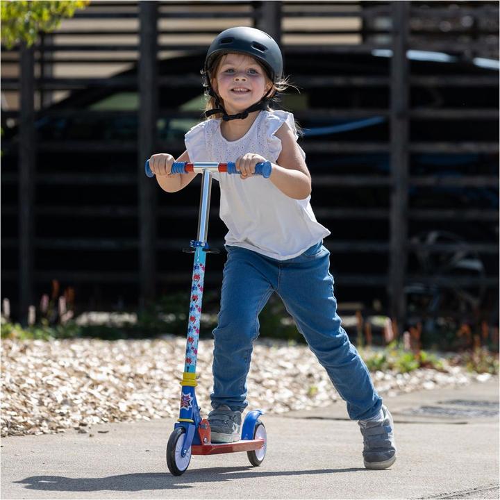 Actual product image Smoby Spidey scooter with brake, foldable