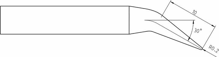 Produktbild Weller Erem Weller RTUS 004 C X M Lötspitze Konisch Spitzen-Grösse 0.40 mm Inhalt 1 St. (Lötkolben)
