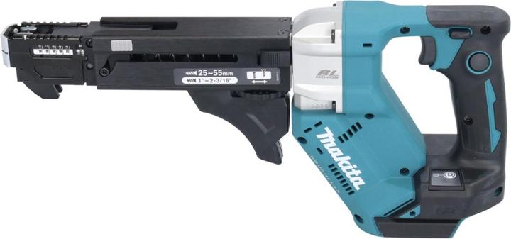 Actual product image Makita DFR 551 RT1J Battery magazine screwdriver 18 V 25 - 55 mm Brushless + 1x rechargeable battery 5,0