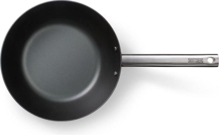 Actual product image Skottsberg Frying pan carbon steel, 24 cm diameter, stainless steel handle (24 cm, Frying pan, Carbon steel)