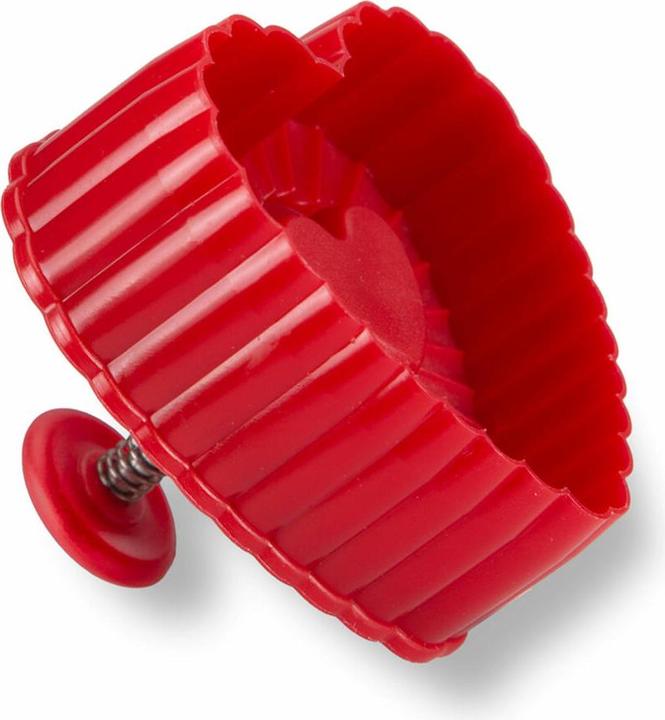 Actual product image Städter Cookie Cutter with Ejector Heart Curled