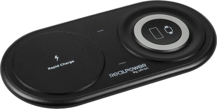 Produktbild RealPower Ladegerät ChargeAir Duo belaidė (15 W)