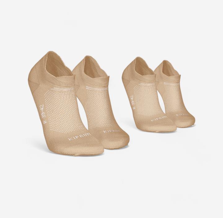 Actual product image Kiprun Running socks thin invisible 2-pack - Run 500 (43, 46)