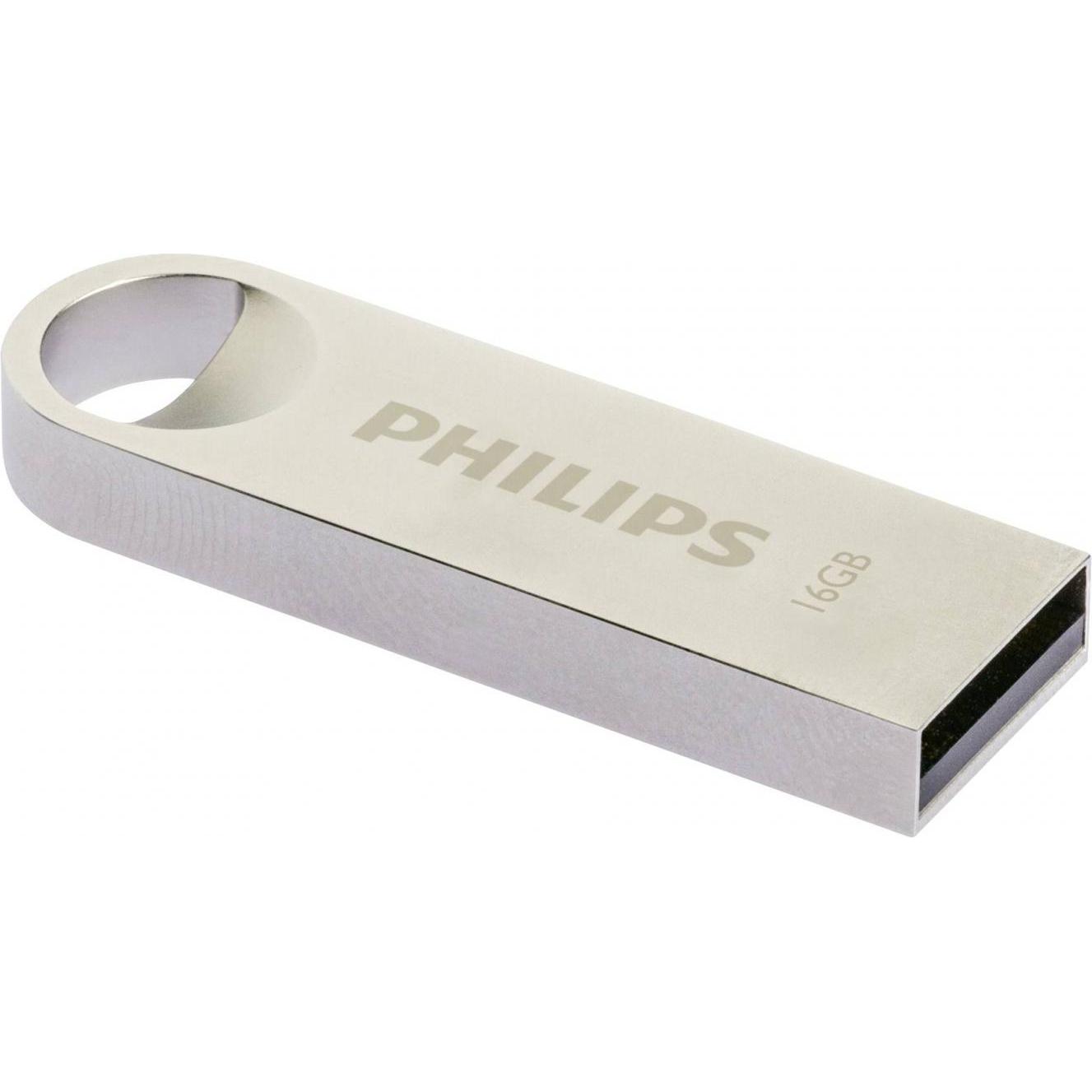 Thumbnail - Philips Moon Edition 2.0 (16 GB, USB-A, USB 2.0), USB Stick, Silber