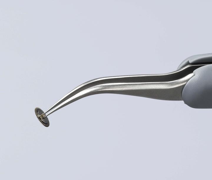 Image du produit Knipex Brucelles de précision avec poignées en caoutchouc ESD