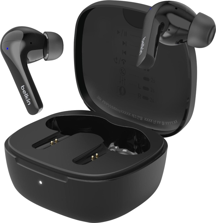 Produktbild Belkin SOUNDFORM Motion True Wireless Earbuds (ANC, 9 h, Kabelgebunden)
