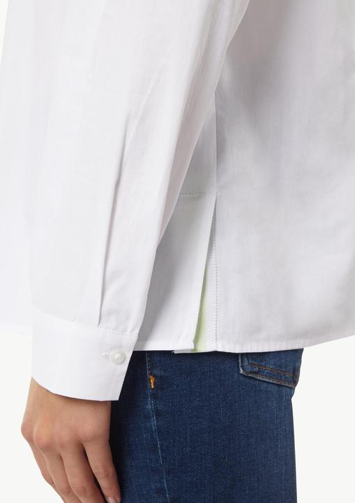 Produktbild Comma Bluse Popeline-Hemdbluse mit seitlich geschlitztem Saum (42)