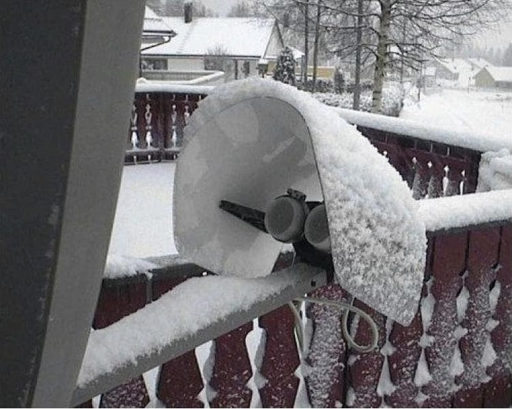Actual product image Para Protection LNB weather protection cover