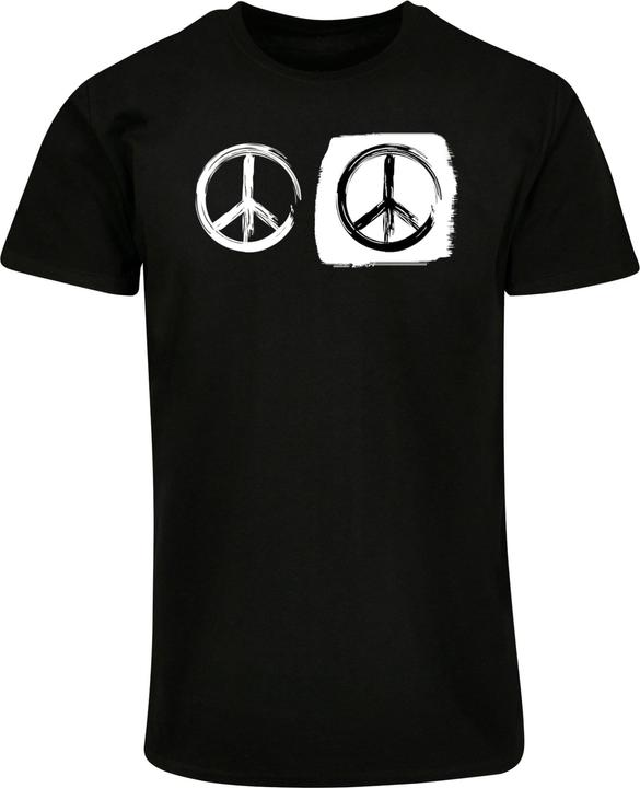 Image du produit Merchcode Peace - T-shirt Basic Double Peace Black - 161525 (XXL)