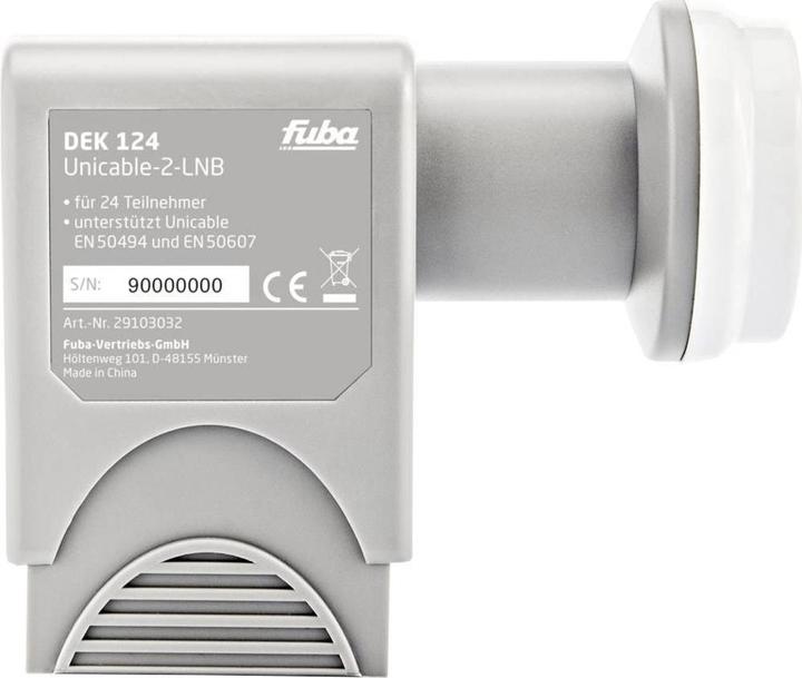 Actual product image Fuba DEK 124 UnicableLNB (Unicable, 40mm)