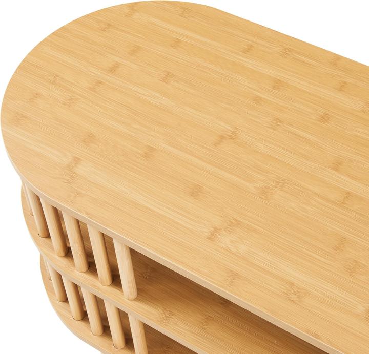 Immagine prodotto En.Casa Fernsehtisch Jarvenpaa 140x40x50 cm Bambus (140 x 40 x 50 cm)