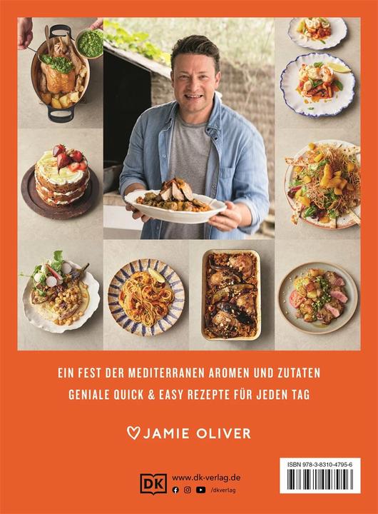 Produktbild 5 Zutaten mediterran (Deutsch, Jamie Oliver, Helmut Ertl, DK Verlag, 2023)