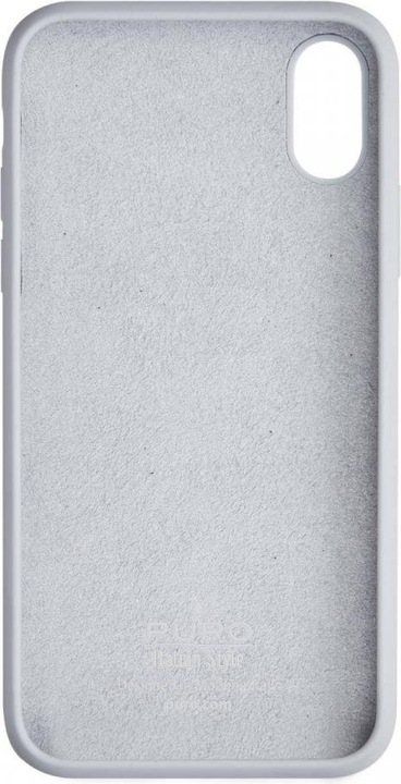 Immagine prodotto Puro Custodia Icon in silicone con rivestimento in microfibra per iPhone Xs Max 6.5, azzurro (Apple iPhone XS Max)