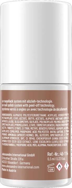 Immagine prodotto Alessandro ALESSAN Striplac UV Colour Cash To 6.5ml (114 Tocco di cachemire, Vernice UV gel)